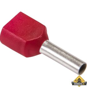 Twin-adereindhuls, geisoleerd 2 x 1,00 | 100 stuks