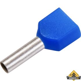 Twin-adereindhuls, geisoleerd 2 x 2,50 | 100 stuks