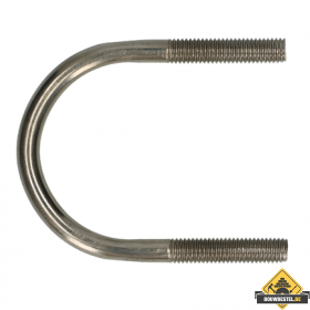 U-beugel Diameter 4" xM12 RVS A2 (126/155/50mm) | 25 stuks