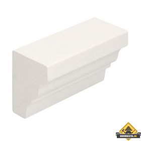 Unipanel sierlijst 36x52mm Wit 485 cm