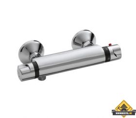 Universal Thermostatische Douchemengkraan 12 cm Chroom (HELAAS NIET MEER LEVERBAAR)