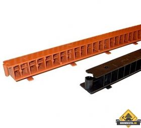 Ventilerende panlat rood - per stuk