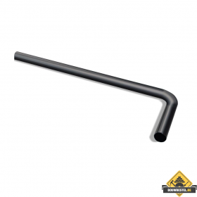 Vloerbuis 75 x 22 x 3,2 cm gunmetal