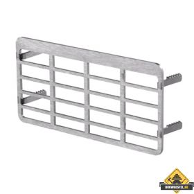 Vloerventilatiekoker RVS voorzetrooster WF
