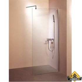 Walk In douchewand 10 mm met profiel 115 cm (HELAAS NIET MEER LEVERBAAR)