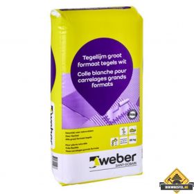 Weber Beamix Tegellijm grootformaat tegels 4kg wit