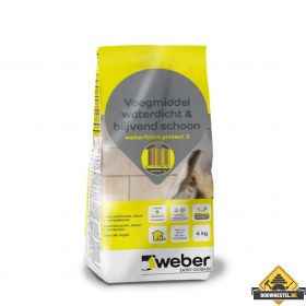 Weber Beamix Voegmiddel waterdicht en blijvend schoon antraciet 4kg