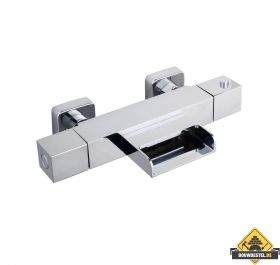 Wiesbaden Rombo Thermoststische Badmengkraan Waterval