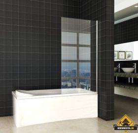 Wiesbaden Comfort vaste badwand 800 (800-815) x 1500 mm 6mm NANO
