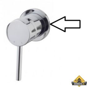 Wiesbaden Caral losse rozet tbv inbouw kraangedeelte chroom (HELAAS NIET MEER LEVERBAAR)