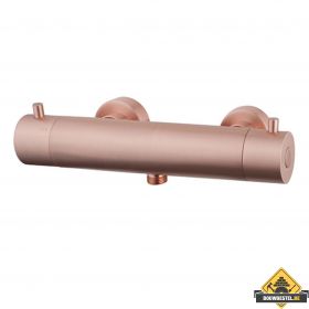 Wiesbaden Cool Touch douchethermostaat | Geborsteld koper