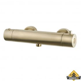 Wiesbaden Cool Touch douchethermostaat | Geborsteld messing