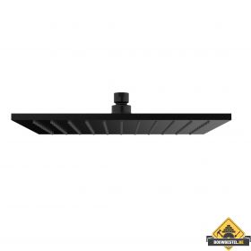 Wiesbaden luxe messing hoofddouche vierkant 400mmx8mm Zwart