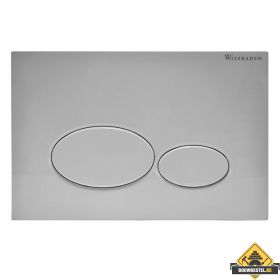 Wiesbaden drukplaat tbv inbouwreservoir mat-wit (HELAAS NIET MEER LEVERBAAR)