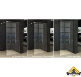 Wiesbaden Slim glasplaat helder 600x2000 8mm nano