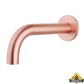 Wiesbaden inbouw-uitloop rond 20cm 1/2'' | Geborsteld koper