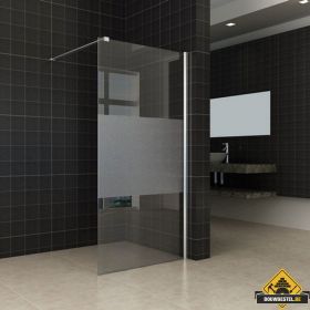 Wiesbaden Partly inloopdouche gedeeltelijk matglas 1100x2000 Nano