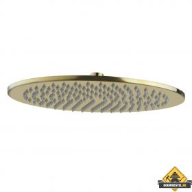 Wiesbaden luxe hoofddouche rond 300x8mm | Geborsteld messing