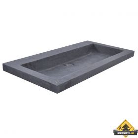 Wiesbaden B-Stone wastafel 80x46cm Zonder Kraangat (HELAAS NIET MEER LEVERBAAR)