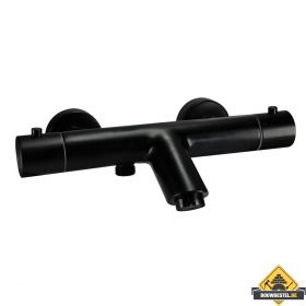 Rio thermostaat badmengkraan 15cm mat Zwart