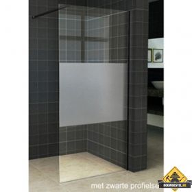 Wiesbaden Slim glasplaat gedeeltelijk matglas 1000x2000 8mm nano