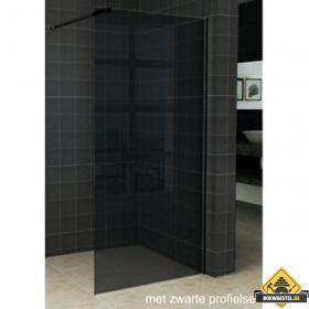 Wiesbaden Slim glasplaat rookglas 800x2000 8mm nano