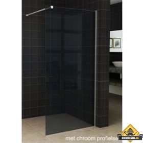 Wiesbaden Slim glasplaat rookglas 1000x2000 8mm nano