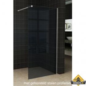 Wiesbaden Slim glasplaat rookglas 1100x2000 8mm nano