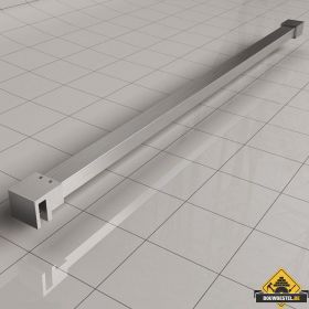 Wiesbaden Slim stabilisatiestang 120cm geborsteld staal