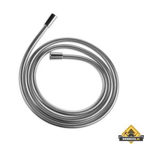 Wiesbaden Smooth kunststof zilveren doucheslang 150cm