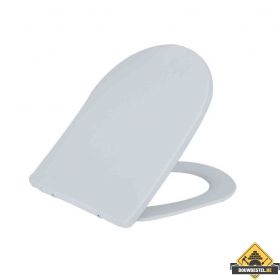 Wiesbaden Shade Slim toiletzitting + deksel one-touch wit