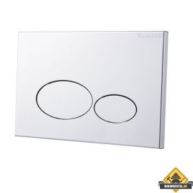 Wiesbaden X32 Metal drukplaat voor inbouwreservoir chroom (HELAAS NIET MEER LEVERBAAR)