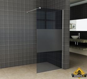 Wiesbaden Slim glasplaat ged.mat rookglas 1200x2000 8mm nano